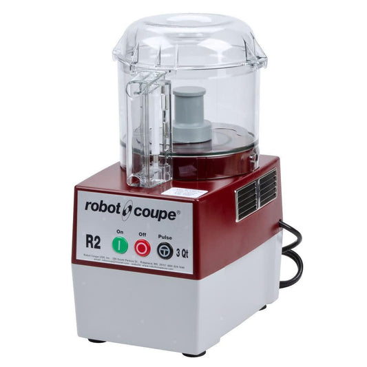 Robot Coupe R2BCLR Procesador  Alimentos  3 Qt. Cubo Policarbonato Transparente 2HP - Procesadores Alimentos / Ralladores / Cortadores - Robot Coupe - King Star
