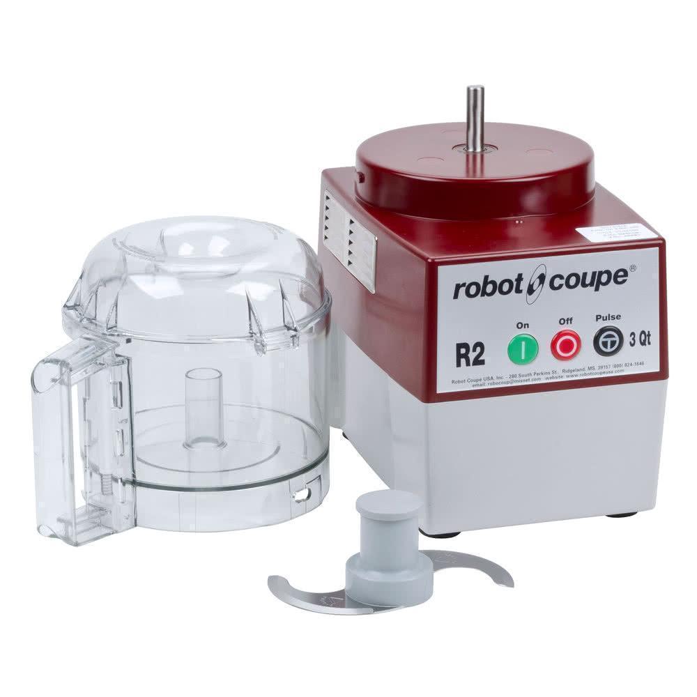 Robot Coupe R2BCLR Procesador  Alimentos  3 Qt. Cubo Policarbonato Transparente 2HP - Procesadores Alimentos / Ralladores / Cortadores - Robot Coupe - King Star