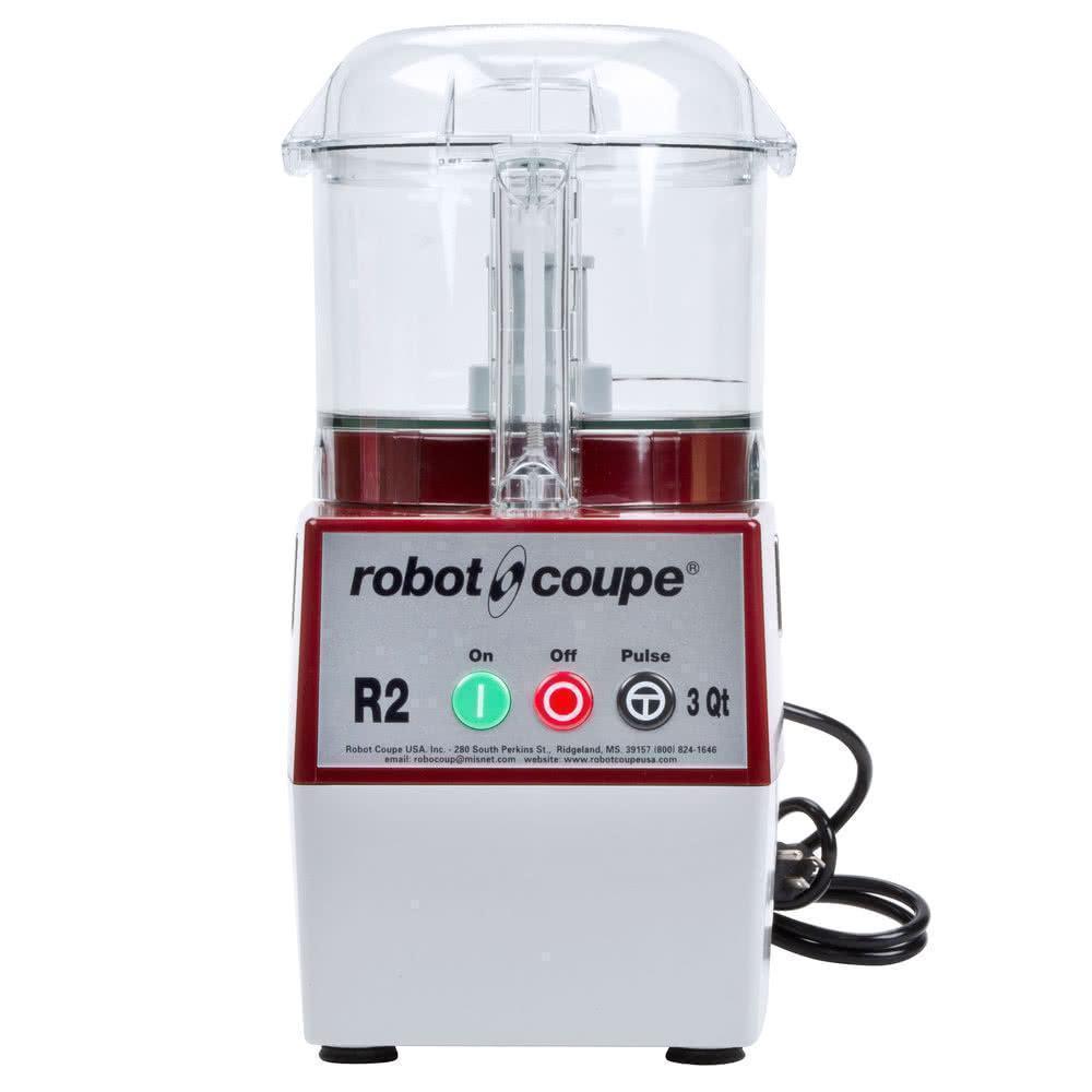 Robot Coupe R2BCLR Procesador  Alimentos  3 Qt. Cubo Policarbonato Transparente 2HP - Procesadores Alimentos / Ralladores / Cortadores - Robot Coupe - King Star