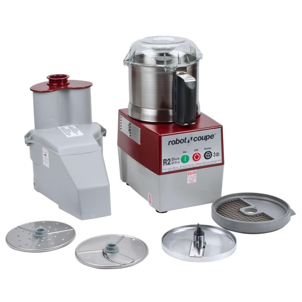 Robot Coupe R2DICE ULTRA Procesador  Alimentos 3 Qt. Alimentación Continua 2 HP 120v - Procesadores Alimentos / Ralladores / Cortadores - Robot Coupe - King Star