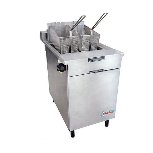 San-Son SANSON ZF-70 Freidor Profesional 5 Quemadores Cuerpo Acero Inoxidable 2 Canastillas - Freidores - San Son - King Star