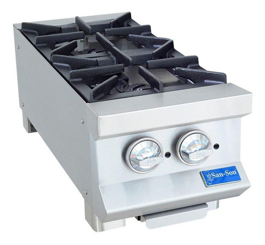 San-Son SS2Q Parrilla Acero Inoxidable 2 Quemadores Hélice - Parrillas a Gas - San Son - King Star