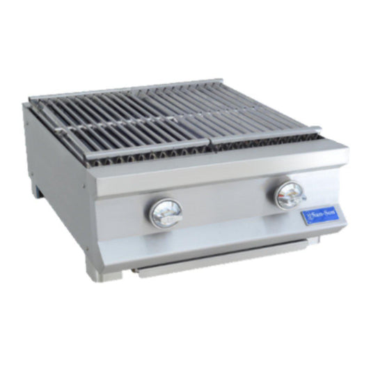 San-Son SSAR24 Asador Frente 61 cm Gas 2 Controles Radiante Acero Inoxidable Gris - Asador - San Son - King Star