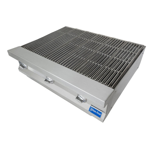 San-Son SSAR36 Asador Frente 91 cm Gas 3 Controles Radiante Acero Inoxidable Gris - Asadores - San Son - King Star