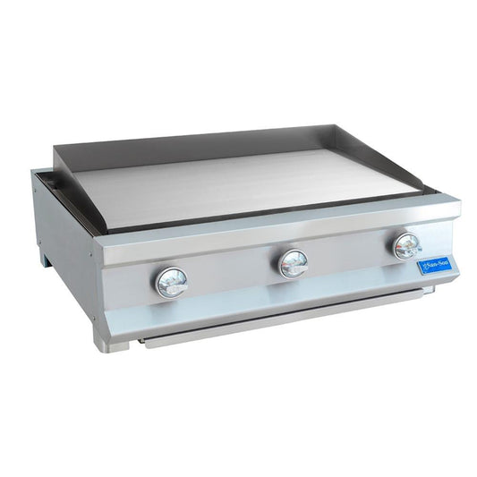San-Son SSP36 Plancha Frente 91.5 cm Gas 3 Controles Acero Inoxidable Gris - Planchas - San Son - King Star