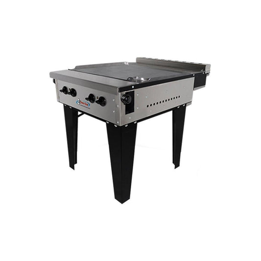San-Son Sanson ZS-702 Estufa Profesional Plancha Línea Extra Pesada 2 Quemadores Acero Inoxidable - Estufas / Mixtos / Con y sin Horno - San Son - King Star