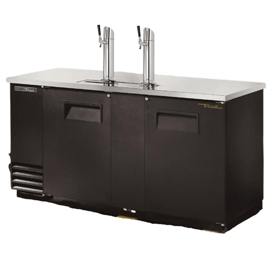 TRUE TDD-3-HC Enfriador Cerveza Con Dispensador 2 Puertas Solidas Negro -  - True - King Star