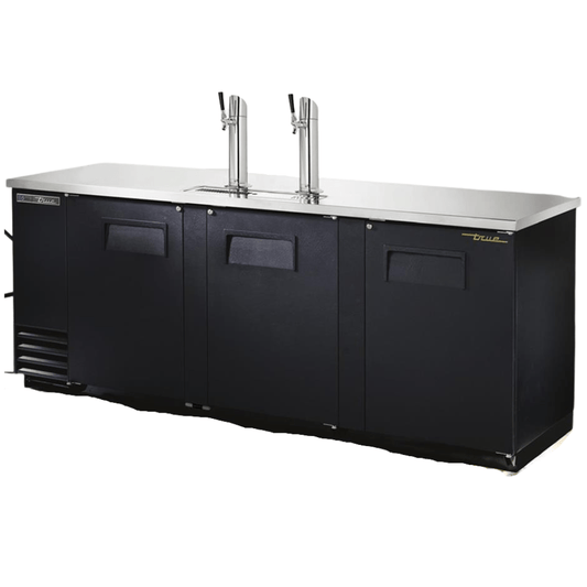 TRUE TDD-4-HC Enfriador Cerveza Con Dispensador 3 Puertas Solidas Negro -  - True - King Star