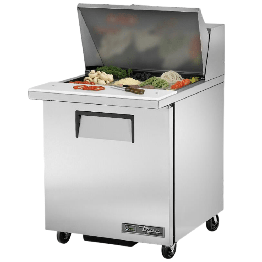TRUE TSSU-27-12M-B-HC Mesa Refrigerada Preparacion 1 Puerta Solida Gris -  - True - King Star
