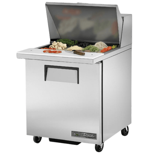 TRUE TSSU-27-12M-B-HC Mesa Refrigerada Preparacion 1 Puerta Solida Gris -  - True - King Star