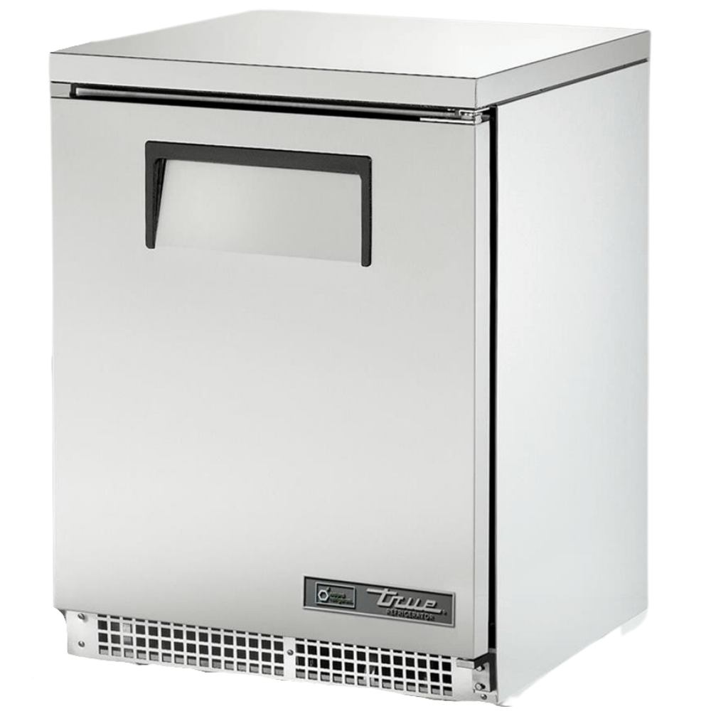 TRUE TUC-24-HC Mesa Refrigerada Bajo Barra 1 Puerta Solida Acero Inoxidable Gris -  - True - King Star