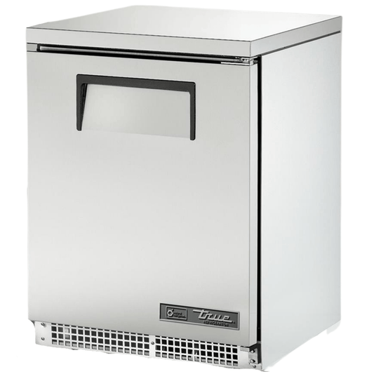 TRUE TUC-24-HC Mesa Refrigerada Bajo Barra 1 Puerta Solida Acero Inoxidable Gris -  - True - King Star