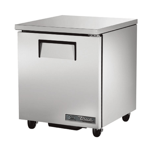 TRUE TUC-27-HC Mesa Refrigerada Bajo Barra 1 Puerta Solida Acero Inoxidable Gris -  - True - King Star