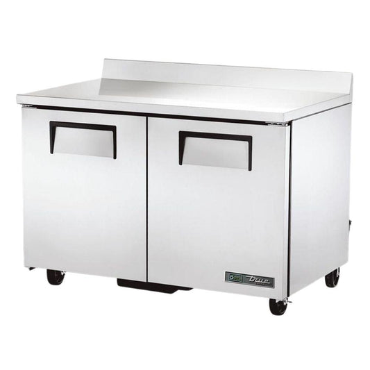 TRUE TWT-48F-HC Mesa  Refrigerada  2 Puertas Solidas Acero Inoxidable Gris -  - True - King Star
