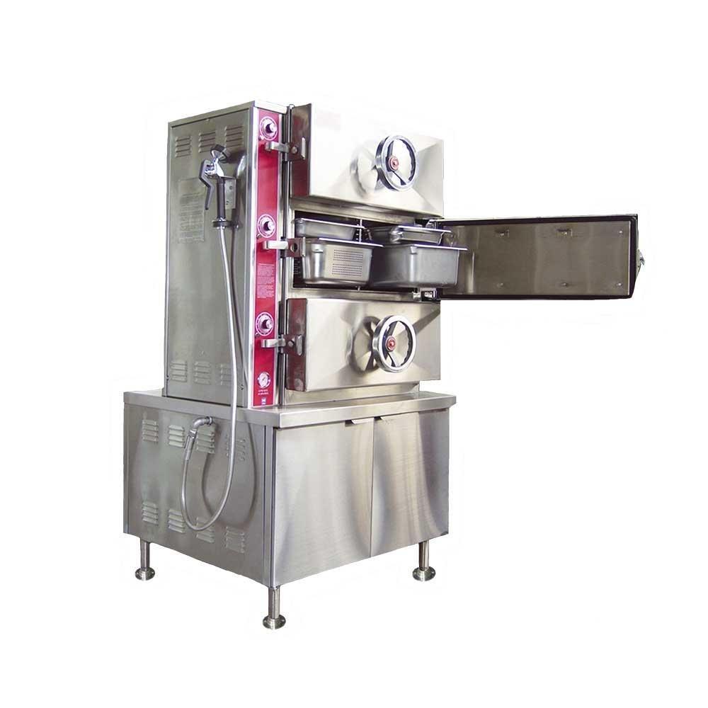 Tecnodac CE-3 Cocedor a Vapor para Alimentos con Generador Electrico - Con Rejillas - No Incluye Charolas - Cocedores - Tecnodac - King Star