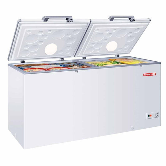 Torrey CHTC-255D CCCHS255023 Congelador Horizontal Cofre 2 Tapas Dual Acero Esmaltado - Congeladores - Torrey - King Star