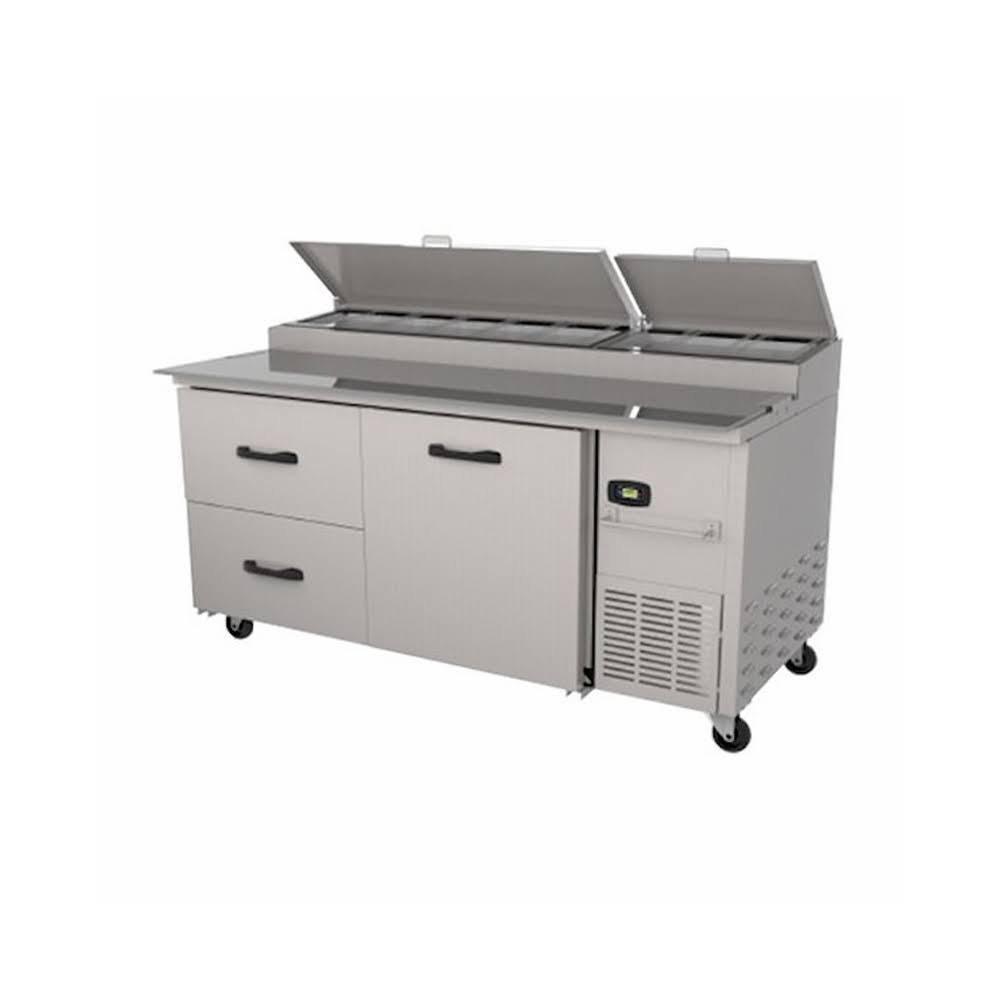 Torrey PPT67-21R1S PTMF-1022059 Mesa Preparacion 1 Puerta 1 Cajones - Mesas de trabajo refrigeradas - Torrey - King Star