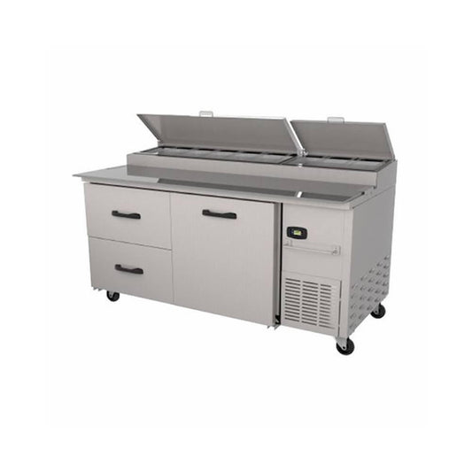 Torrey PPT67-21R1S PTMF-1022059 Mesa Preparacion 1 Puerta 1 Cajones - Mesas de trabajo refrigeradas - Torrey - King Star