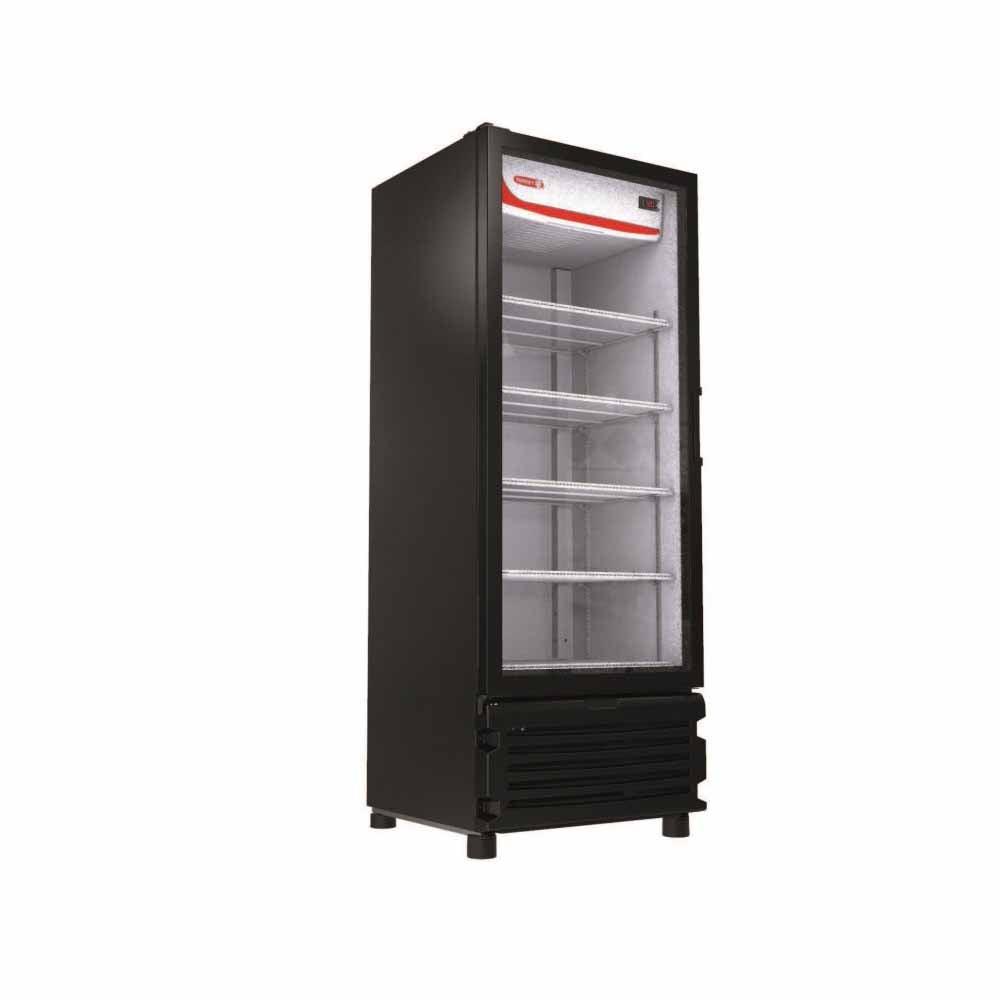 Torrey TVC17-B1 Refrigerador Enfriador Vertical 1 Puerta Cristal 5 Parrillas Iluminacion LED Cuerpo Esmaltado Negro - Refrigeradores Verticales - Torrey - King Star