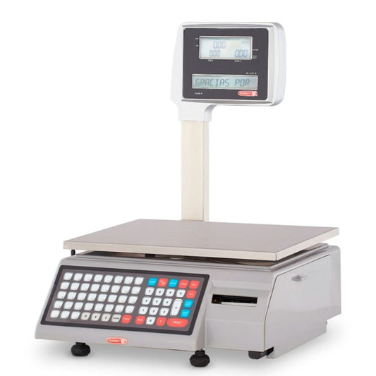 Torrey 0W-LABEL40P Bascula Etiquetadora 40 Kg para Verdureria Carniceria Sobre Mostrador Recepción Pesar Cobrar Báscula para Fruteria Verduleria Tienda Negocio Cremeria.  King Star. Envíos seguros a todo México. Cotiza hoy mismo.