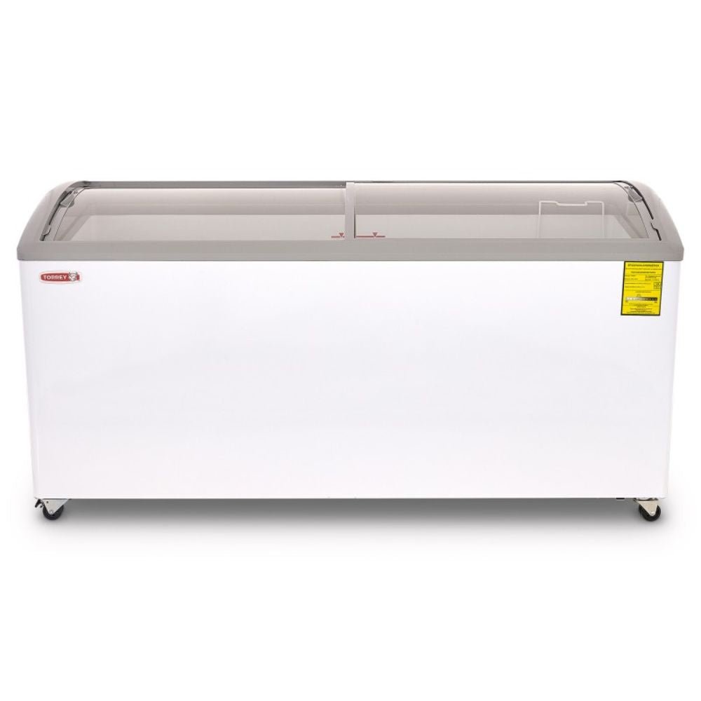 Torrey CHC-180CR CCCHC180002 Congelador Horizontal Cofre 2 Puertas Cristal Curvo Corredizas Cuerpo Esmaltado - Congeladores - Torrey - King Star