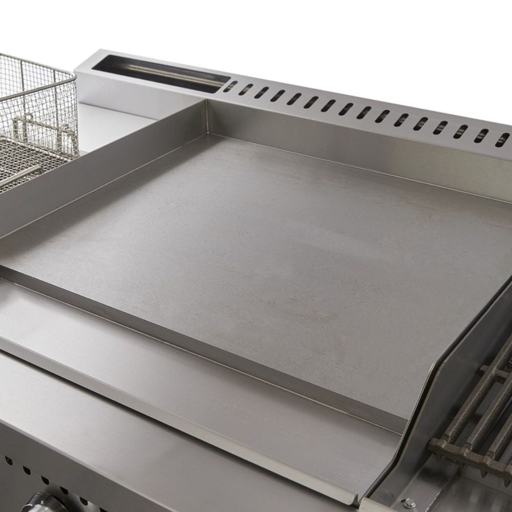 Torrey EST-MA6G CQESTMA6025 Estufa Maestra 4 Quemadores 1 Asador 1 Freidor 1 Gratinador 1 Horno 1 Plancha Acero Inoxidable -  - Torrey - King Star