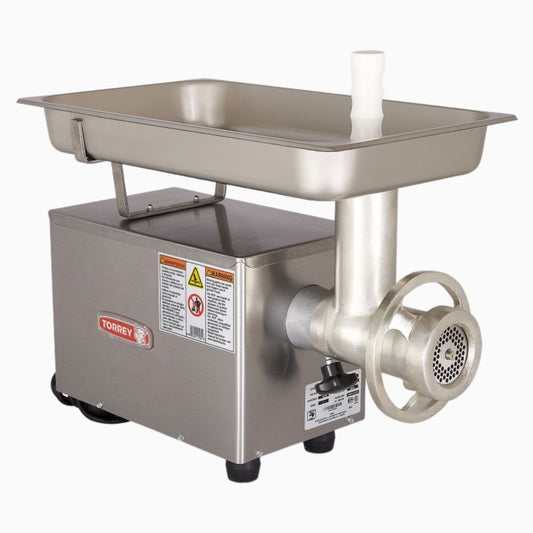 Torrey M-12-Fs 0M12Fs Molino Transmision Engranes Motor 3/4 Hp Monofasico Acero Inoxidable - Molinos de Carne - Torrey - King Star