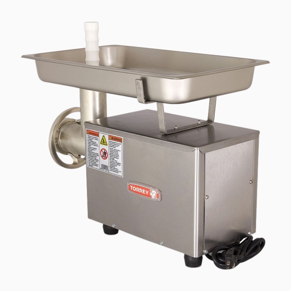 Torrey M-12-Fs 0M12Fs Molino Transmision Engranes Motor 3/4 Hp Monofasico Acero Inoxidable - Molinos de Carne - Torrey - King Star