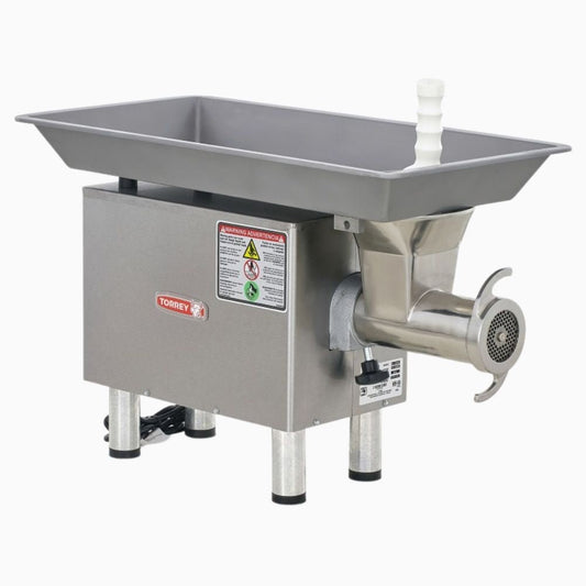 Torrey M-22-Rss-1 0M22Rss Molino Transmision Engranes Motor 1 Hp Monofasico Acero Inoxidable - Molinos de Carne - Torrey - King Star