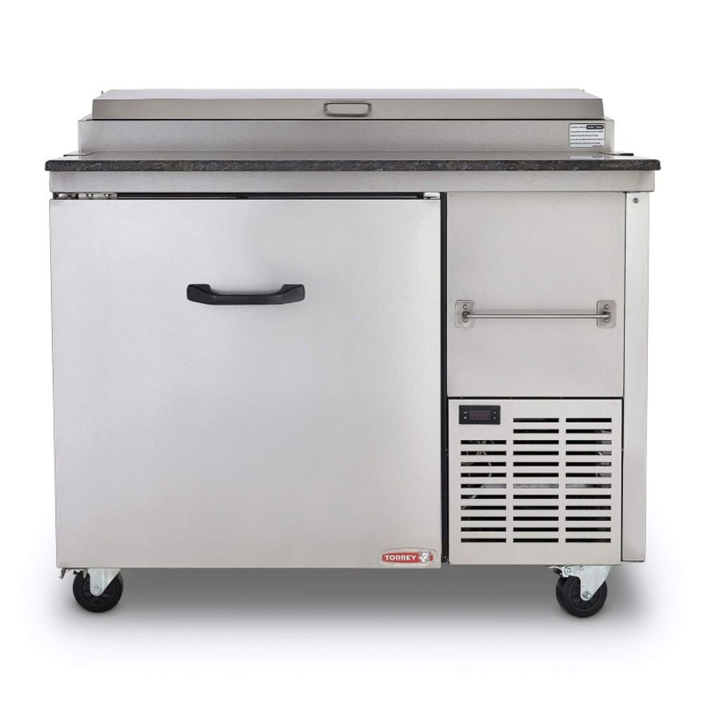 Torrey PTP01 PTMF-0009 Mesa Refrigerada Pizza 1 Puerta 6 Insertos 113 cm - Refrigerada Pizza - Torrey - King Star