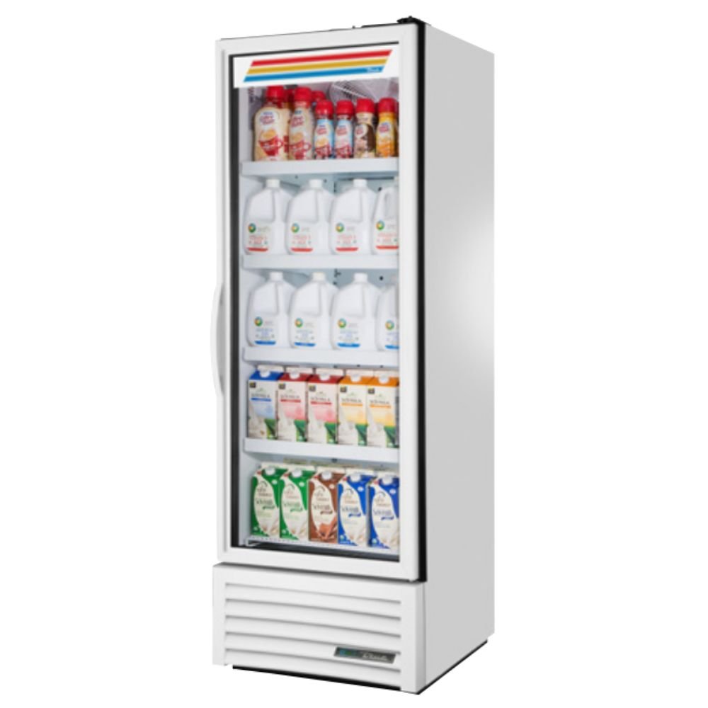 True FLM-27~TSL01 Refrigerador Exhibidor Vertical 1 Puerta Cristal 4 Parrillas -  - True - King Star