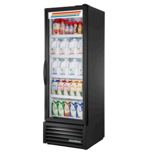 True FLM-27~TSL01 Refrigerador Exhibidor Vertical 1 Puerta Cristal 4 Parrillas -  - True - King Star