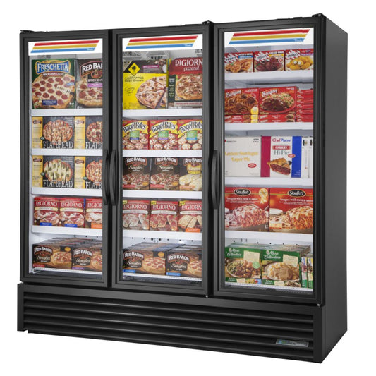True FLM-81F~TSL01 Congelador Exhibidor Vertical 3 Puertas Cristal 12 Parrillas -  - True - King Star