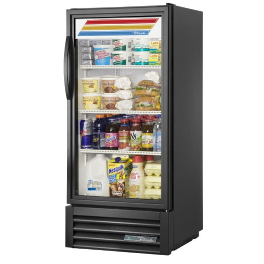 True GDM-10-HC~TSL01 Refrigerador Exhibidor Vertical 1 Puerta Cristal 3 Parrillas -  - True - King Star
