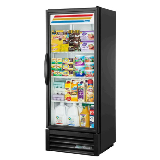 True GDM-12-HC~TSL01 Refrigerador Exhibidor Vertical 1 Puerta Cristal 3 Parrillas -  - True - King Star