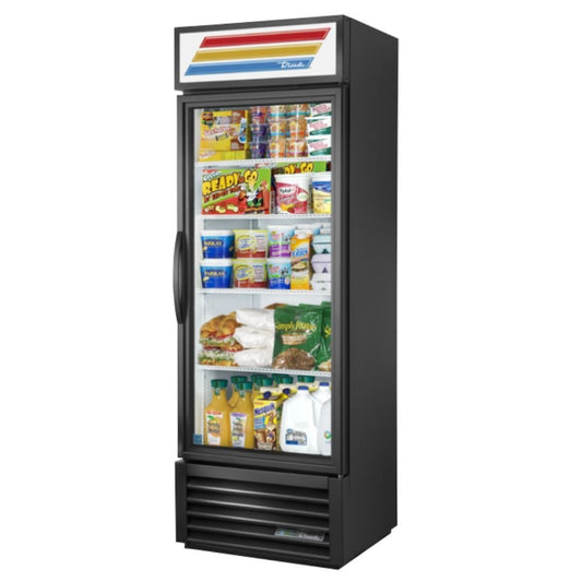 True GDM-19T-HC~TSL01 Refrigerador Exhibidor Vertical 1 Puerta Cristal 4 Parrillas -  - True - King Star