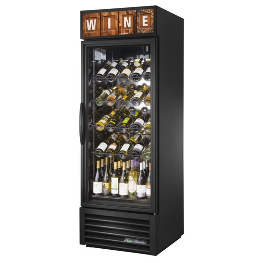 True GDM-23W-HC~TSL01 Refrigarador Conservador Exhibidor Vertical Vinos 1 Puerta Cristal -  - True - King Star
