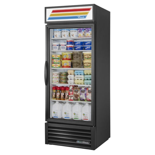 True GDM-26-HC~TSL01 Refrigerador Exhibidor Vertical 1 Puerta Cristal 5 Parrillas -  - True - King Star