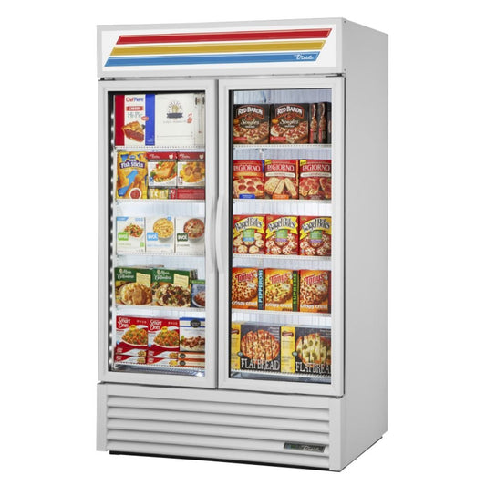 True GDM-43F-HC~TSL01 Congelador Exhibidor Vertical 2 Puertas Cristal 8 Parrillas -  - True - King Star