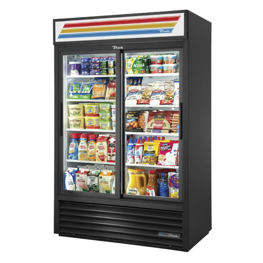 True GDM-45-HC-LD Refrigerador Exhibidor Vertical 2 Puertas Cristal 8 Parrillas -  - True - King Star