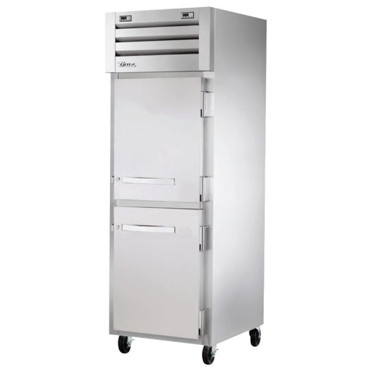 True STA1DT-2HS-HC Refrigerador Congelador Vertical 2 Medias Puertas Solidas 3 Parrillas -  - True - King Star