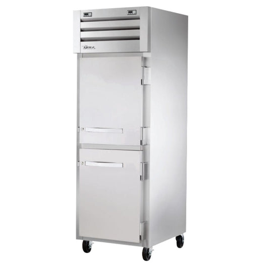 True STA1DTA-2HS-HC Congelador Refrigerador Vertical 2 Medias Puertas Solidas 3 Parrillas -  - True - King Star