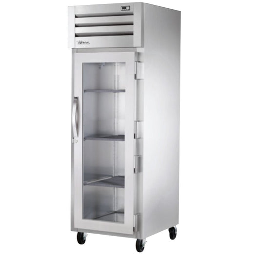 True STA1H-1G Gabinete Calentador Vertical 1 Puerta Cristal 3 Parrillas -  - True - King Star