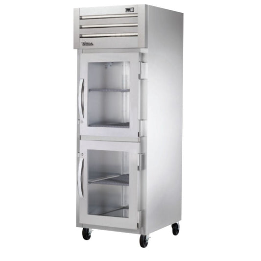 True STA1H-2HG Gabinete Calentador Vertical 2 Medias Puertas Cristal 3 Parrillas -  - True - King Star