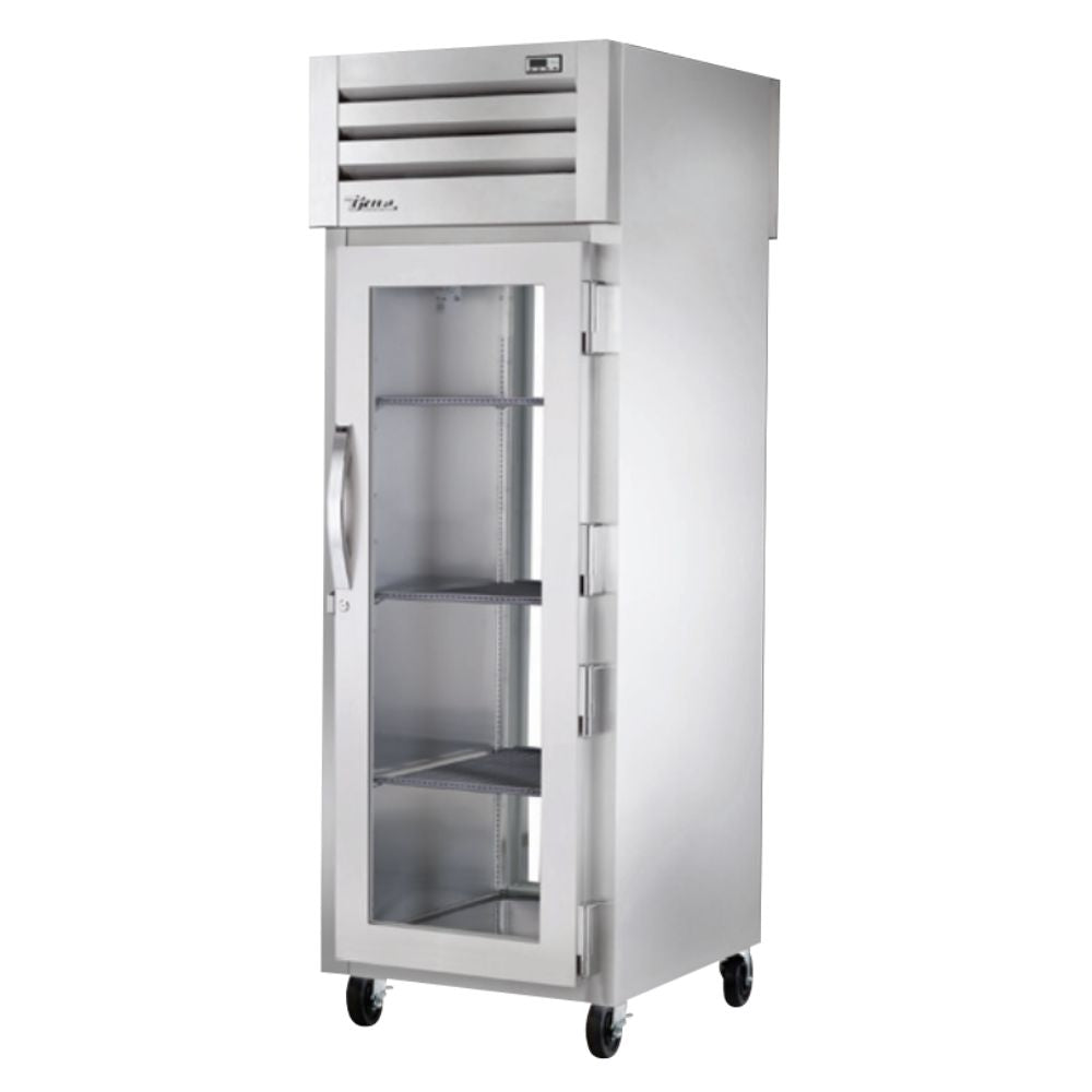 True STA1RPT-1G-1G-HC Refrigerador Vertical 1 Puerta Cristal 3 Parrillas -  - True - King Star
