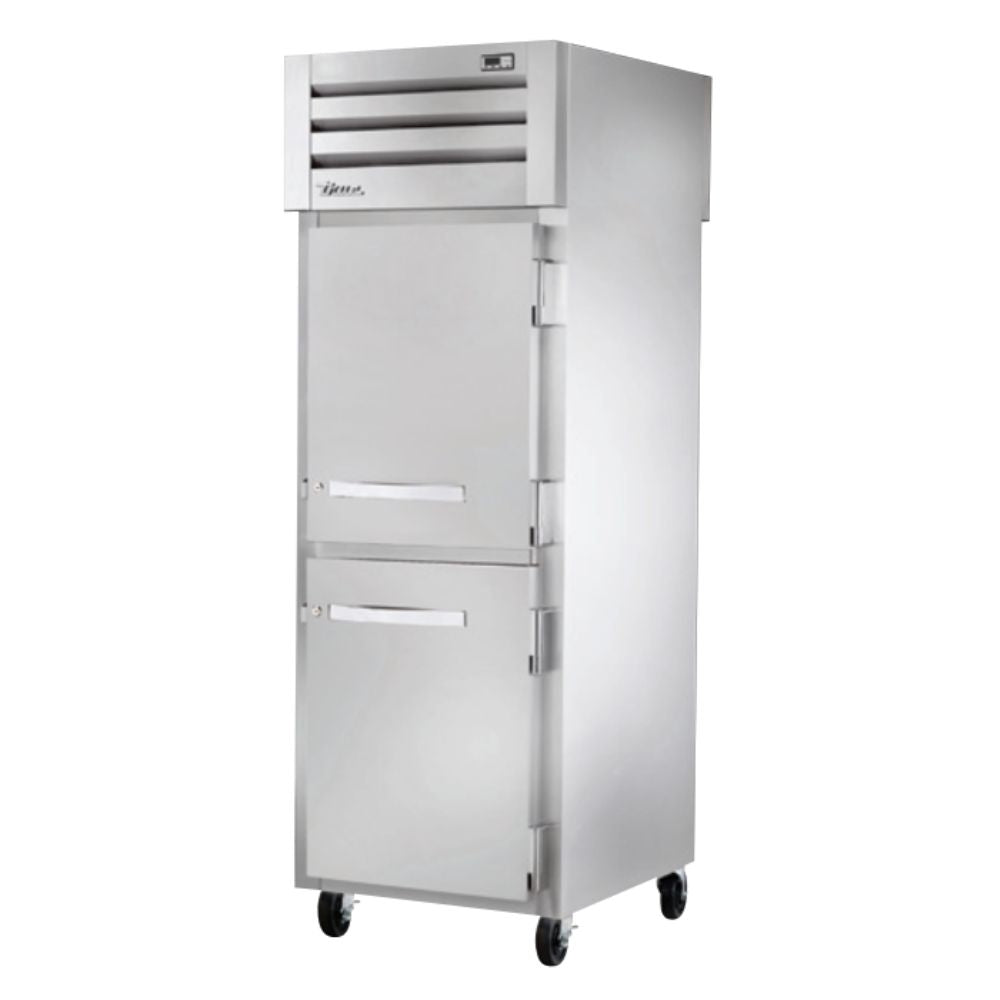 True STA1RPT-2HS-1G-HC Refrigerador Vertical 2 Medias Puertas Solidas 3 Parrillas -  - True - King Star