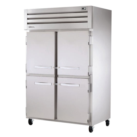 True STA2F-4HS-HC Congelador Vertical 4 Medias Puertas Solidas 3 Parrillas -  - True - King Star
