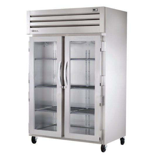 True STA2R-2G-HC Refrigerador Vertical 2 Puertas Cristal 3 Parrillas -  - True - King Star