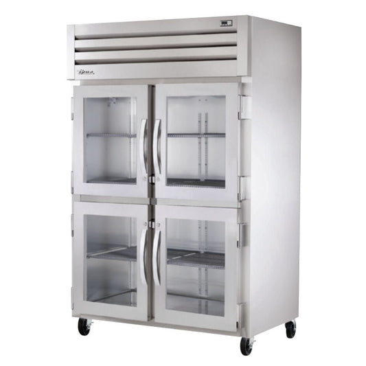 True STA2R-4HG-HC Refrigerador Vertical 4 Medias Puertas Cristal 3 Parrillas -  - True - King Star