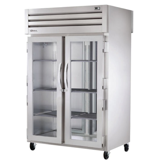 True STA2RPT-2G-2S-HC Refrigerador Vertical 2 Puertas Cristal 3 Parrillas -  - True - King Star